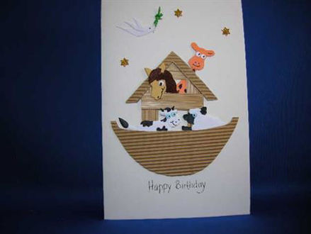 Picture of #741 Noah's Ark Birthday Card
