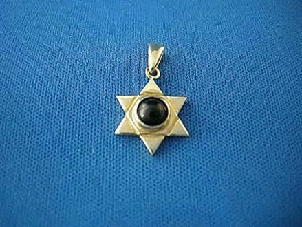 Picture of #G1015 Onyx Star of David