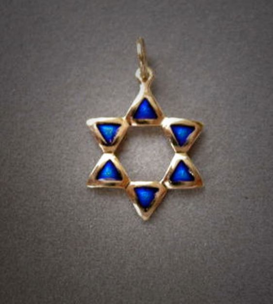 Picture of #G1025-E Enamel Wash Star of David