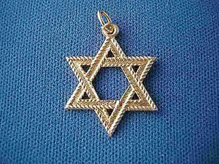 Picture of #G107 Rope Edged Star of David