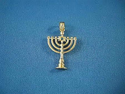 Picture of #G307 Menorah Charm