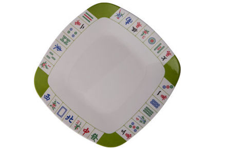 Picture of #413D Mah Jongg Dinner-  Plate