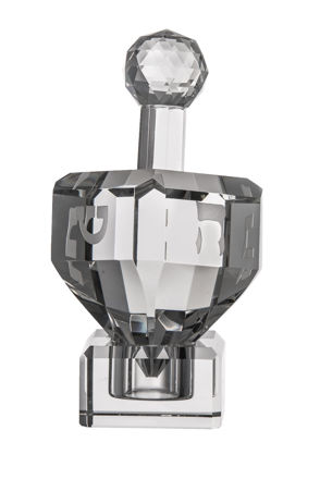 Picture of #320-ST Dreidel Crystal with stand