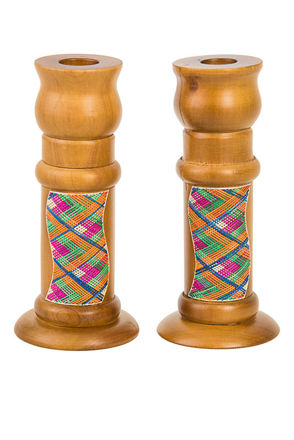 Picture of Reed Sea Shabbat Candlesticks Light