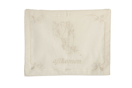 Avi Luvaton Suede Afikoman Bag - Cream