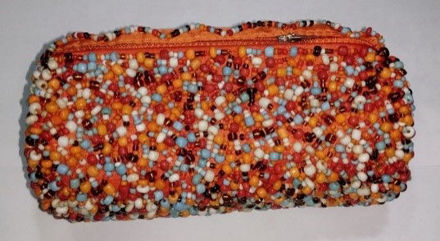 Picture of #B604-01 Cylinder Beaded purse small