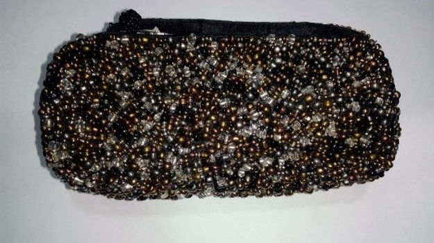 Picture of #B604-03 Cylinder Beaded purse small