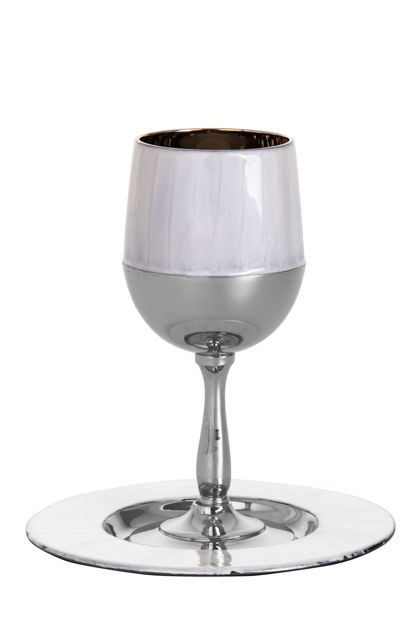 Picture of #823-W Kiddush Cup White