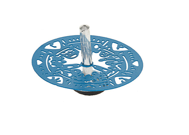 Picture of G200-B Jerusalem Dreidel Blue metal