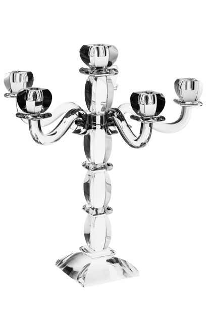 Picture of #16426 Candelabra Crystal  Silver 6 Branches