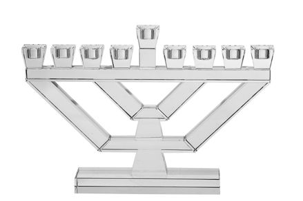 Picture of #175-LC Menorah Large Crystal Clear