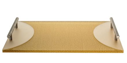 Picture of #1489 Challah board Lucite Gold with handle