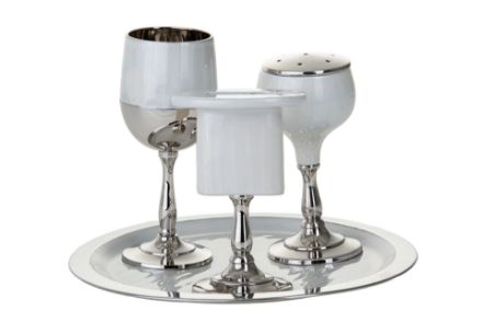 Picture of #6320-W Havdallah Set Enamel White