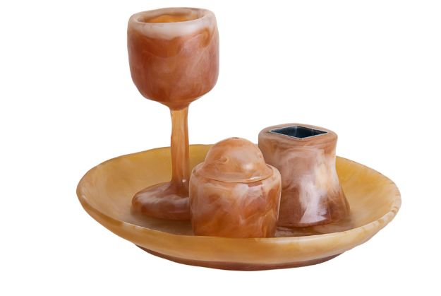 Picture of #4219 Havdallah Set Capucino  Resin
