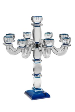 Picture of 16422 Candelabra Crystal with blue accent