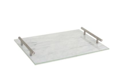 Picture of #1450 Challab Board Marble White Lucite