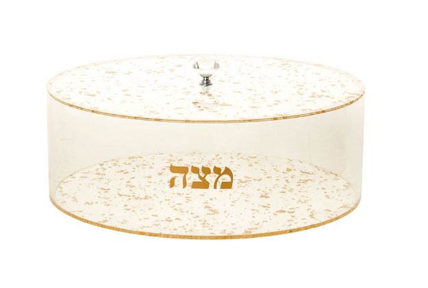 Picture of #1881-FG Matzah holder Gold Flakes 