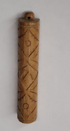 Picture of #073-T Mezuzah Wood Teak