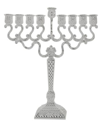 Picture of #884 Menorah Silver Plated