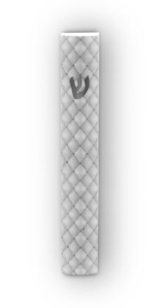 Picture of I112-S Mezuzah  Silver Diamonds