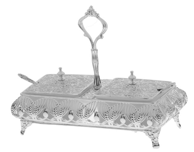 Picture of 1679 Silver Plated 2 Sectional with cover 