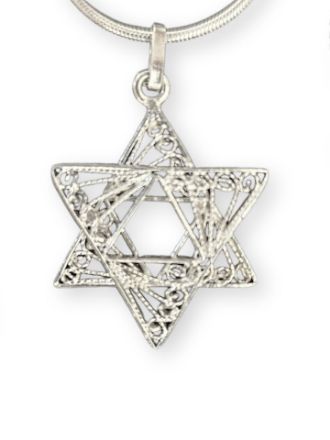 Picture of S782-S Filigree Star with chain