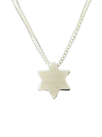 Picture of #SN-28 Handcrafted Sterling Silver Micro-Byte Star on chain 