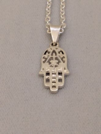 Picture of S484 Handcrafted Sterling Silver  Hamsa 
