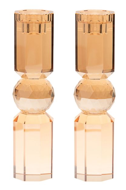 Picture of 697G-S Crystal Candle Stick Gold