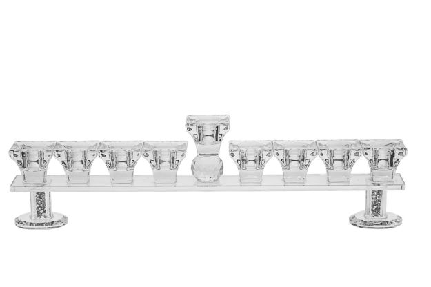 Picture of #185-C Menorah Crystal Clear