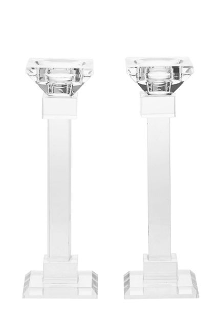 Picture of 691-L Crystal Candle Stick Clear Large   