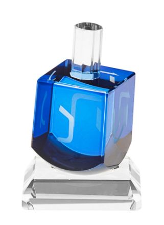 Picture of #506 Crystal dreidel  Blue