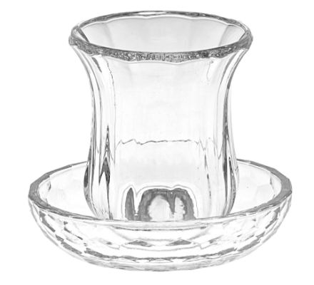 Picture of 1140-C  Kiddush Cup Crystal gold 
