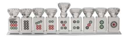 Picture of 668 Menorah Mahjongg crystal