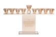 Picture of 160-C Menorah Crystal Gold